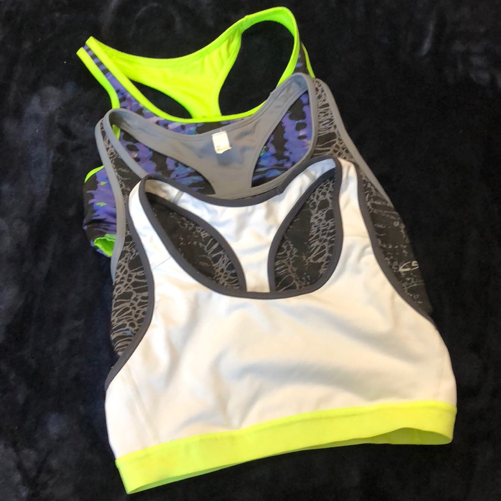 3 sports bras